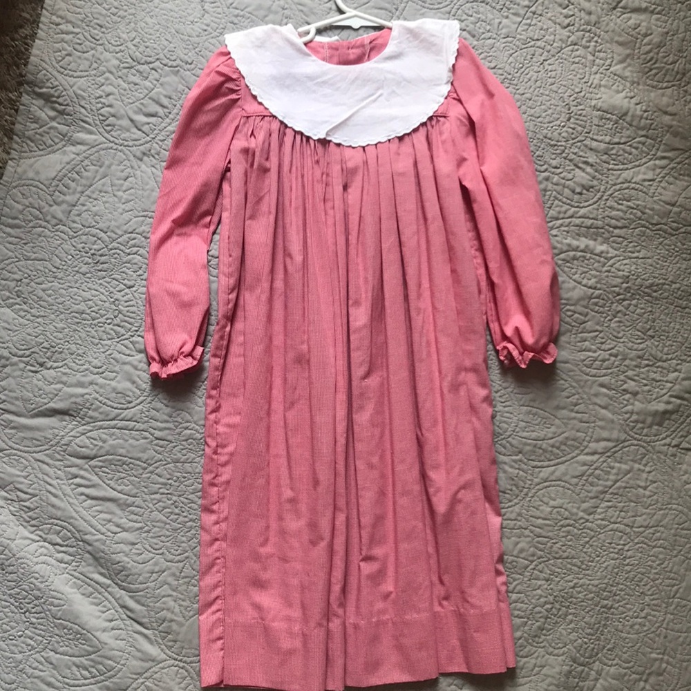Peaches ‘n Cream smocked holiday dress sz5